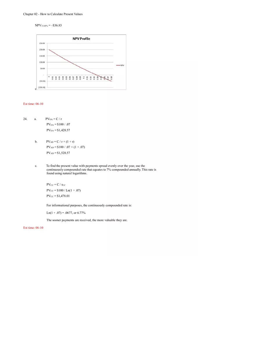 Chapter 02 - How to Calculate Present Values Solution - Page 12