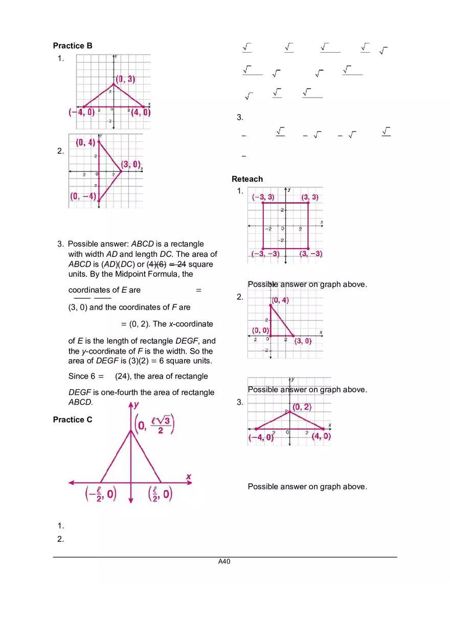 Introduction to Coordinate Proof - Page 3