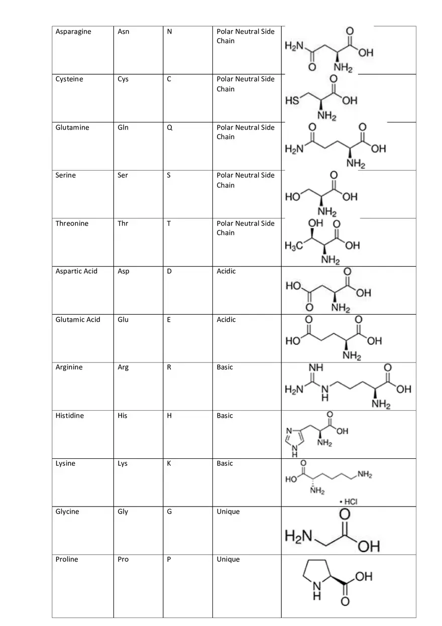 Biochemistry Cheat Sheet - Page 13