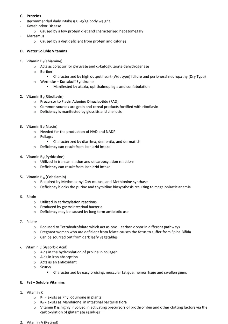 Biochemistry Cheat Sheet - Page 31
