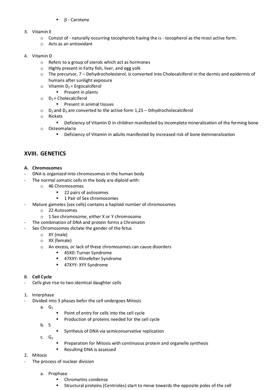 Biochemistry Cheat Sheet - Page 33