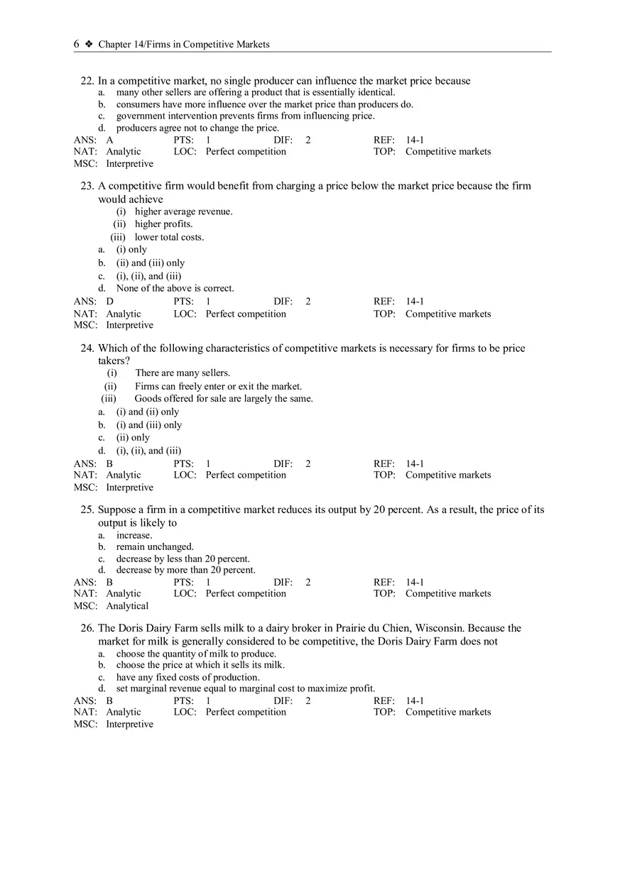What is a Competitive Market - Page 12