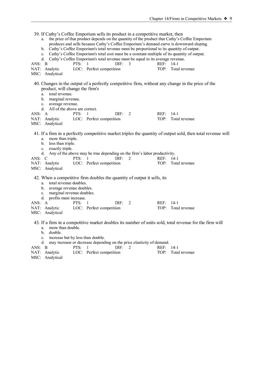 What is a Competitive Market - Page 15