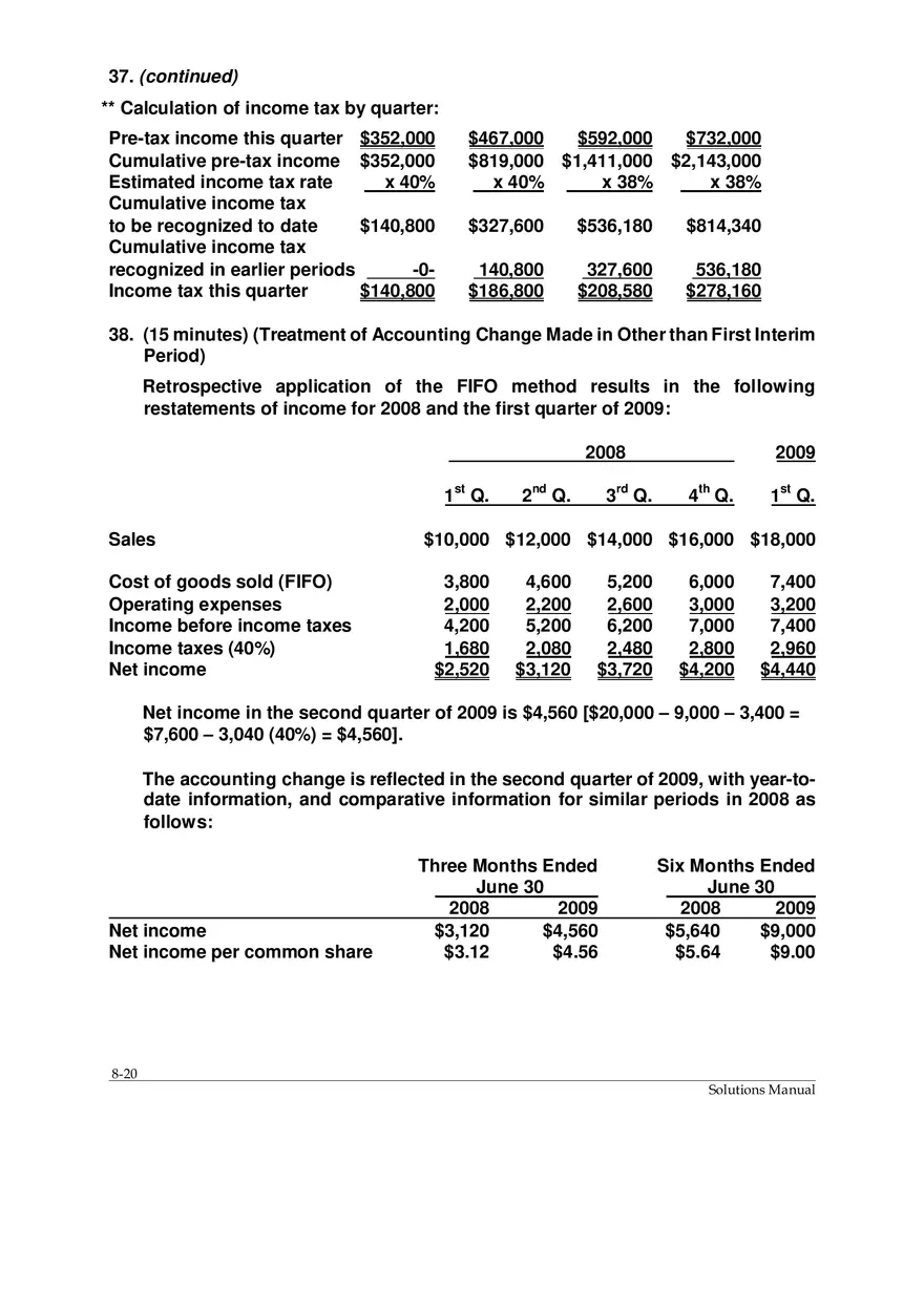 Chapter 8 Segment and Interim Reporting - Page 12
