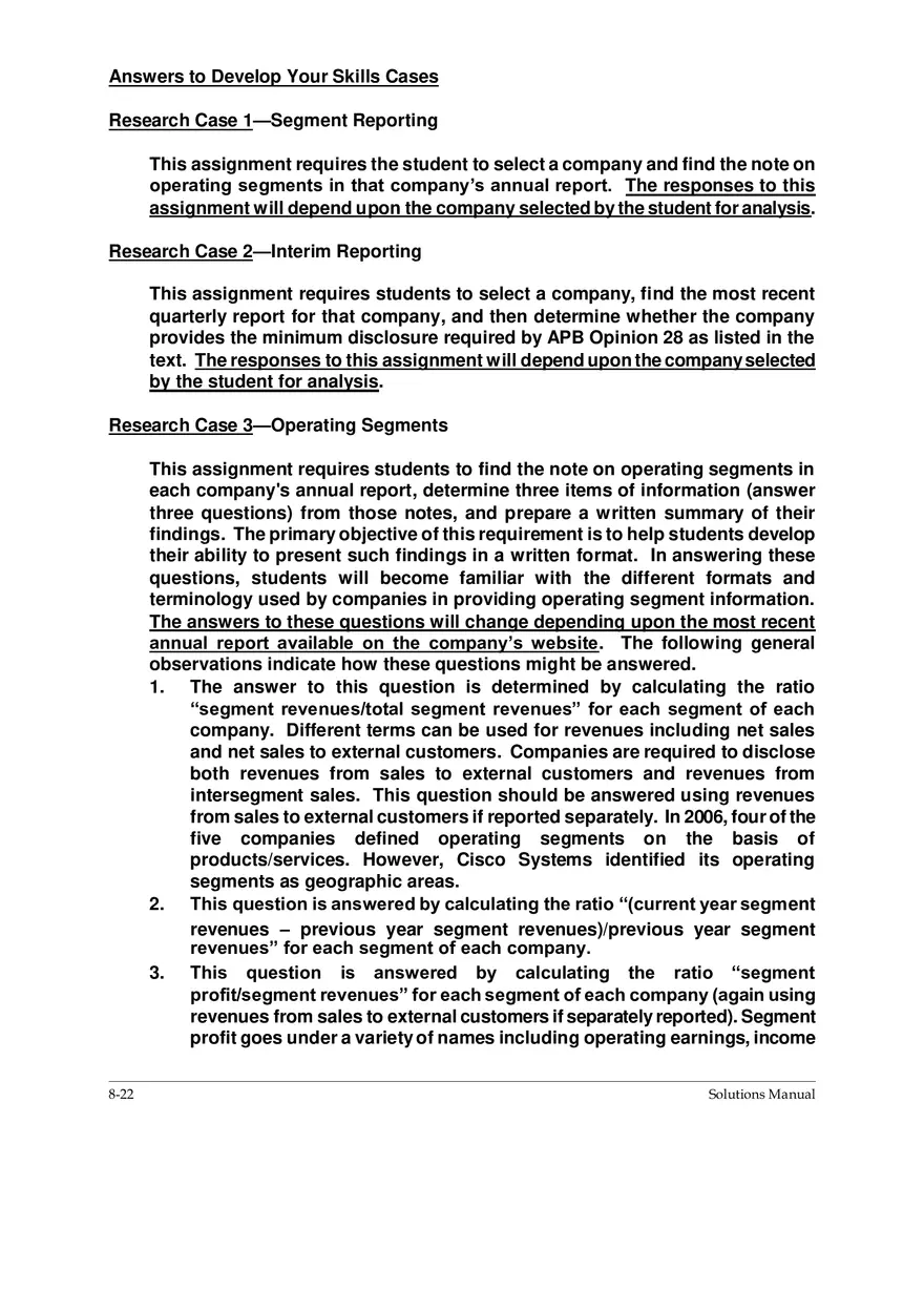Chapter 8 Segment and Interim Reporting - Page 15