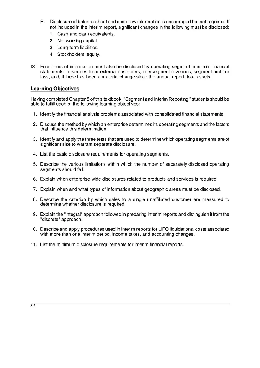 Chapter 8 Segment and Interim Reporting - Page 27
