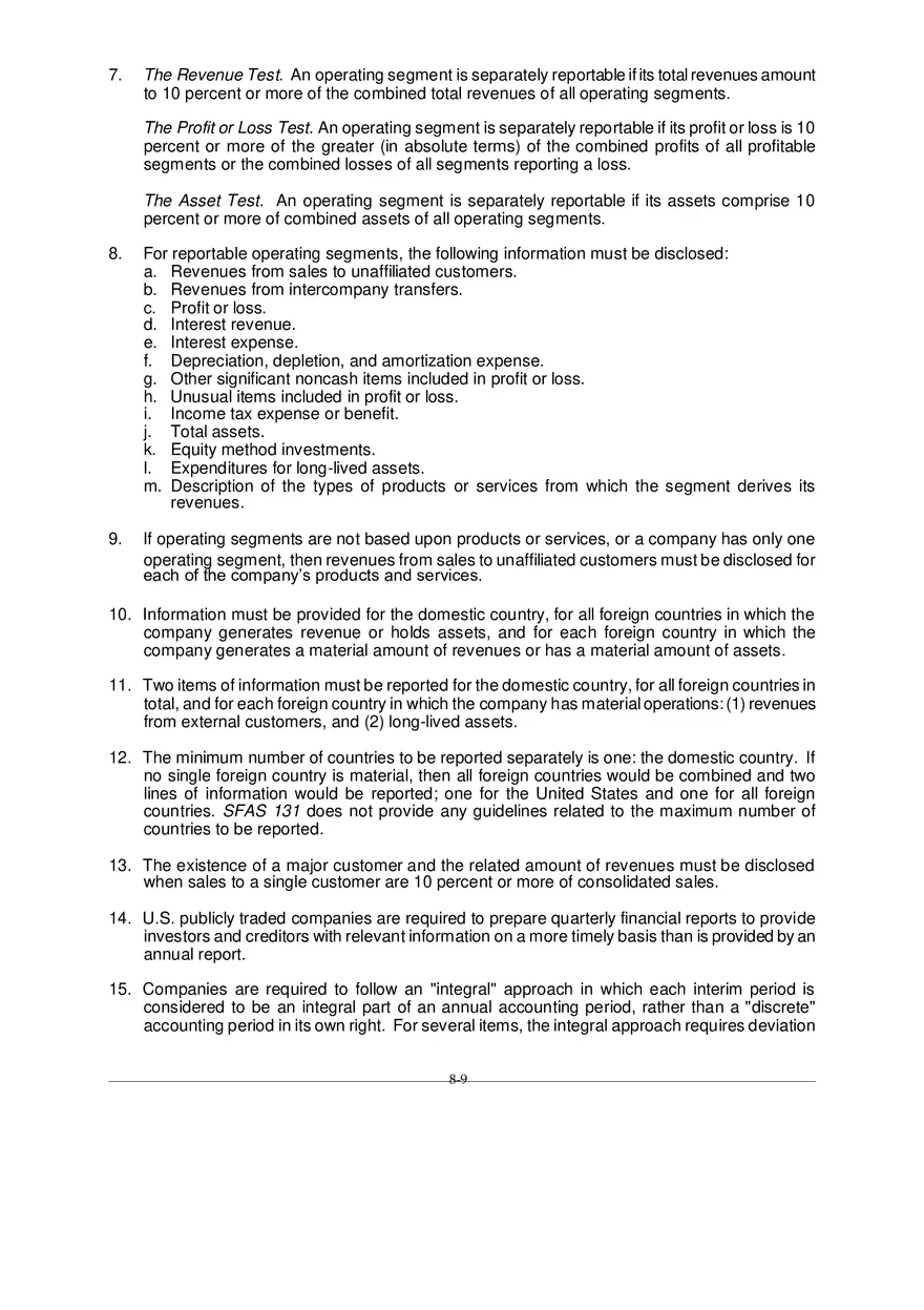 Chapter 8 Segment and Interim Reporting - Page 31
