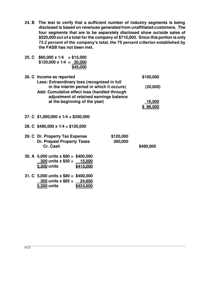 Chapter 8 Segment and Interim Reporting - Page 5