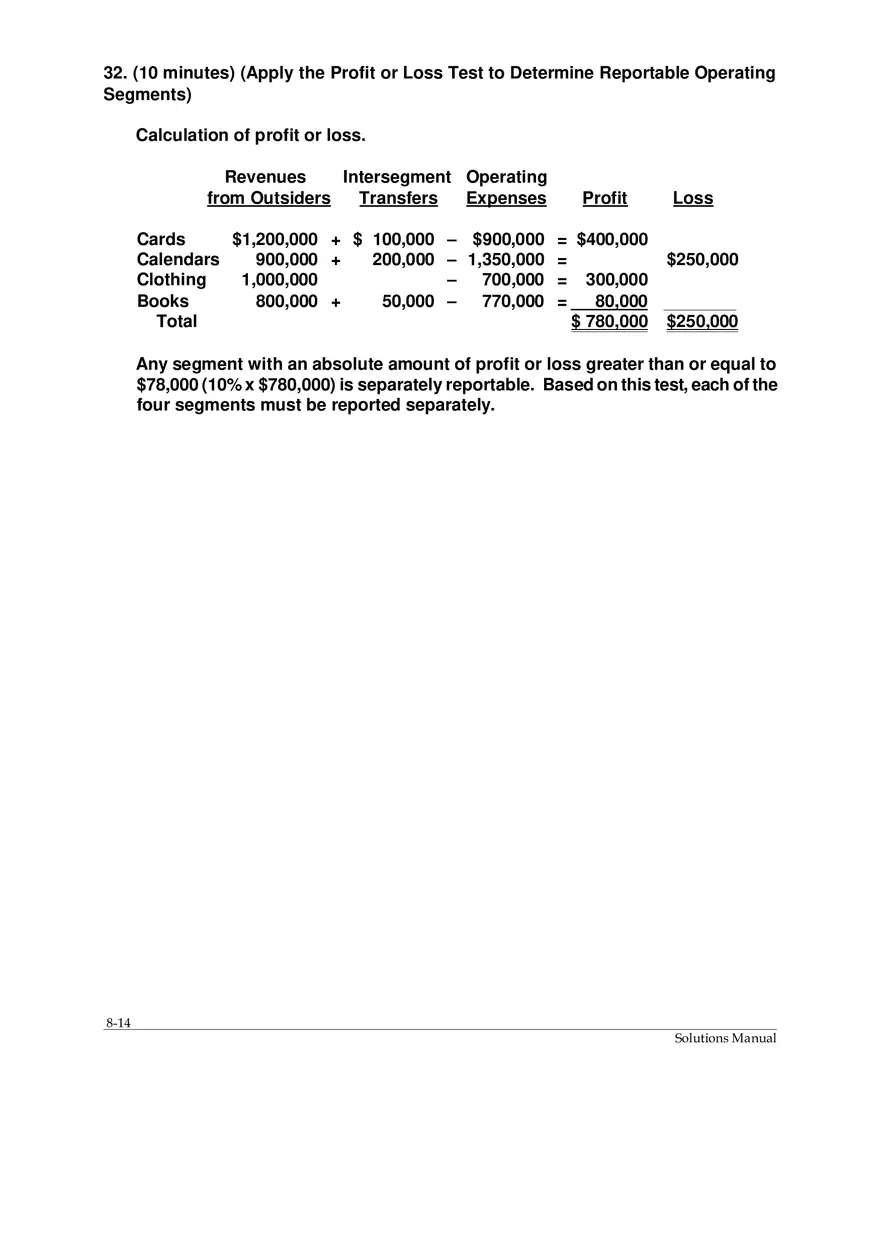 Chapter 8 Segment and Interim Reporting - Page 6