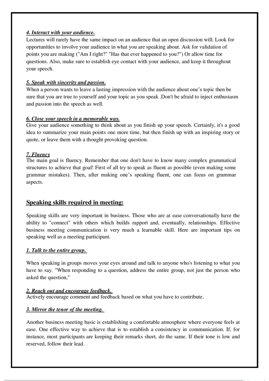 Speaking Skill - Page 3