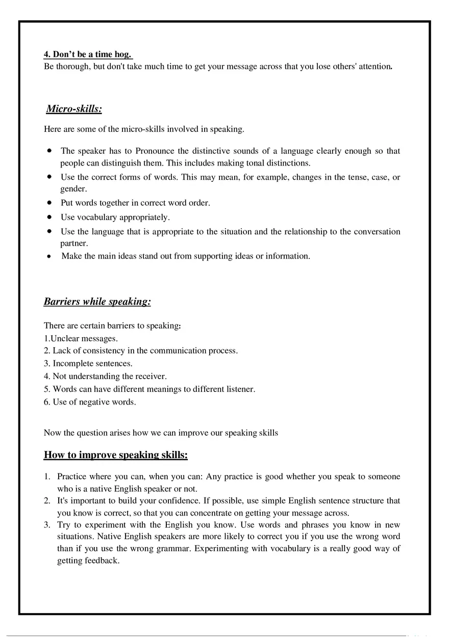 Speaking Skill - Page 4