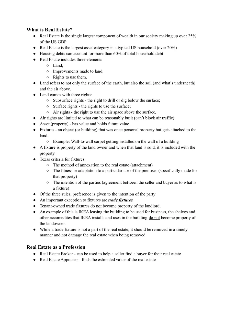What is Real Estate - Page 1