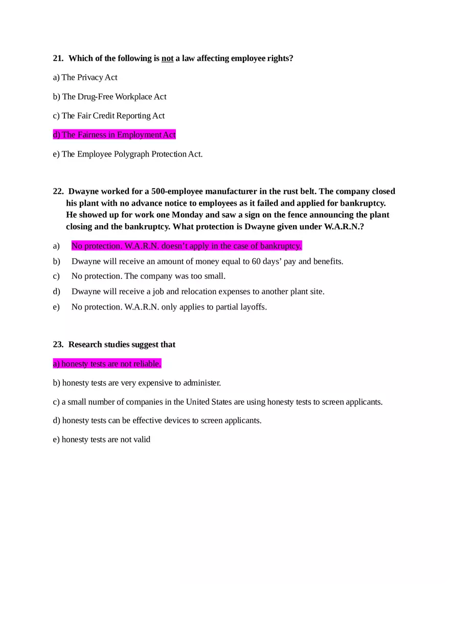 HRM Final Examination - Page 7
