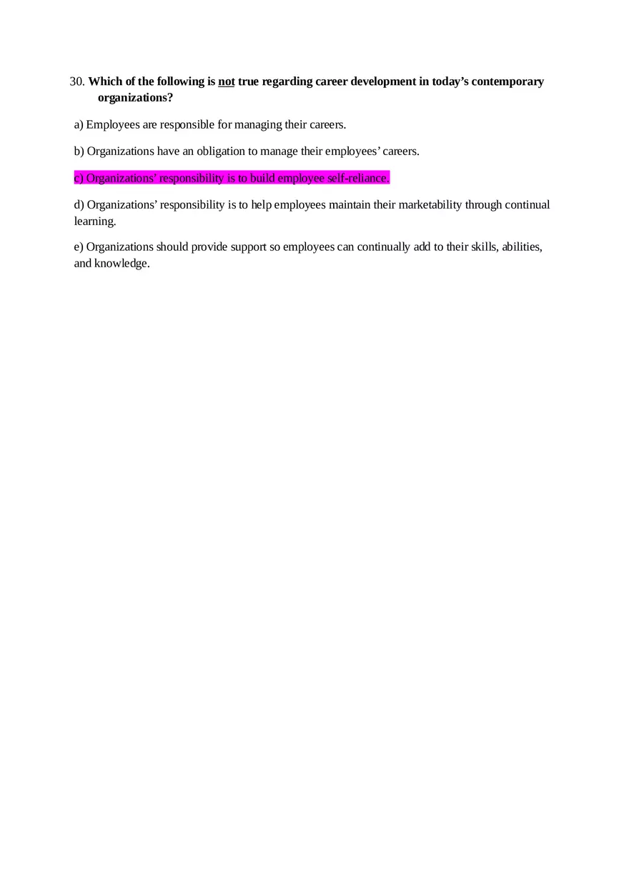 HRM Final Examination - Page 10