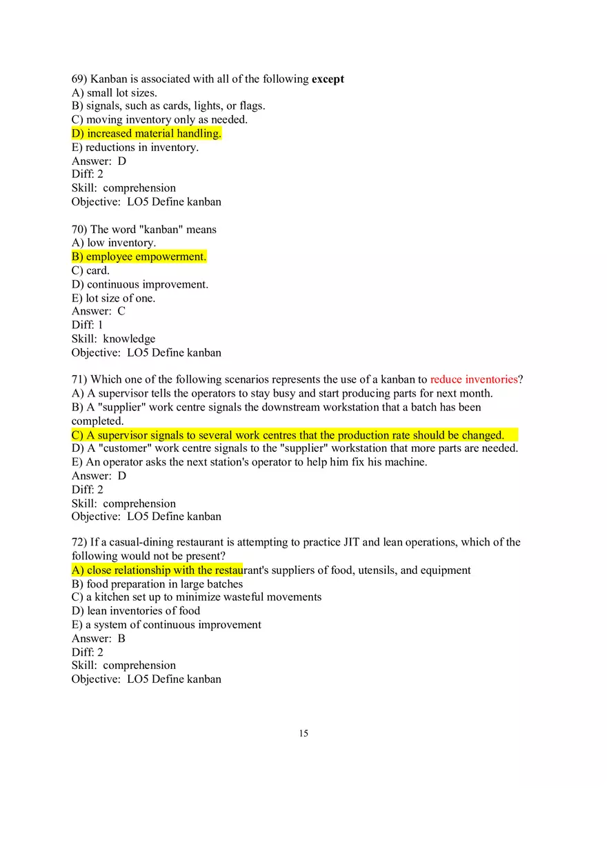 Chapter 16  JIT and Lean Operations Answers Part 2 - Page 6