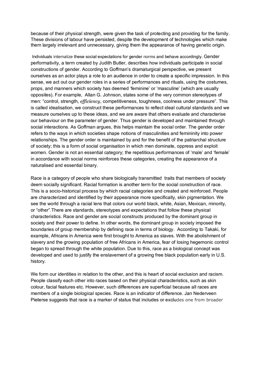 Race is a Social Construct Essay - Page 2