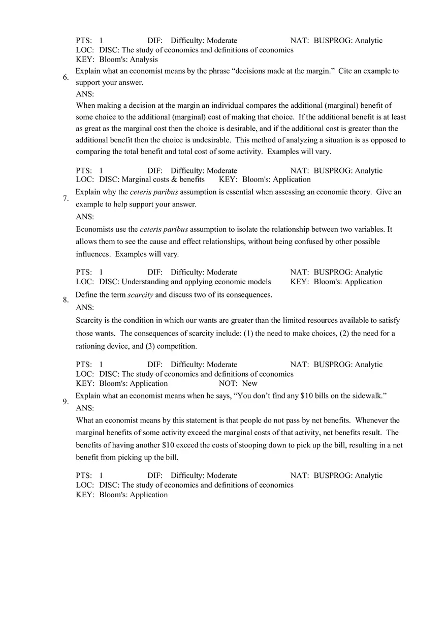 Chapter 1 What Economics Is About Part 3 - Page 6