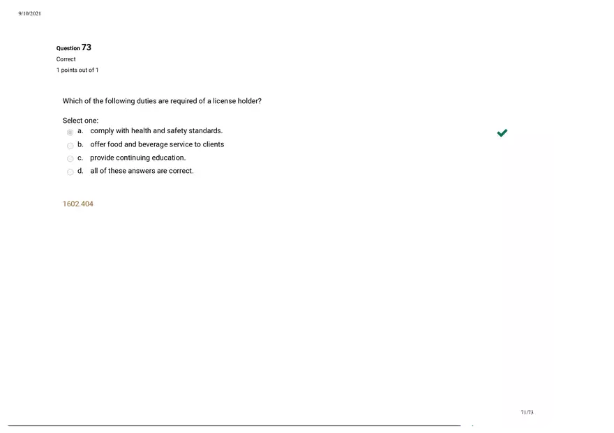 Written Prep Assessment  Attempt Review Part 7 - Page 3