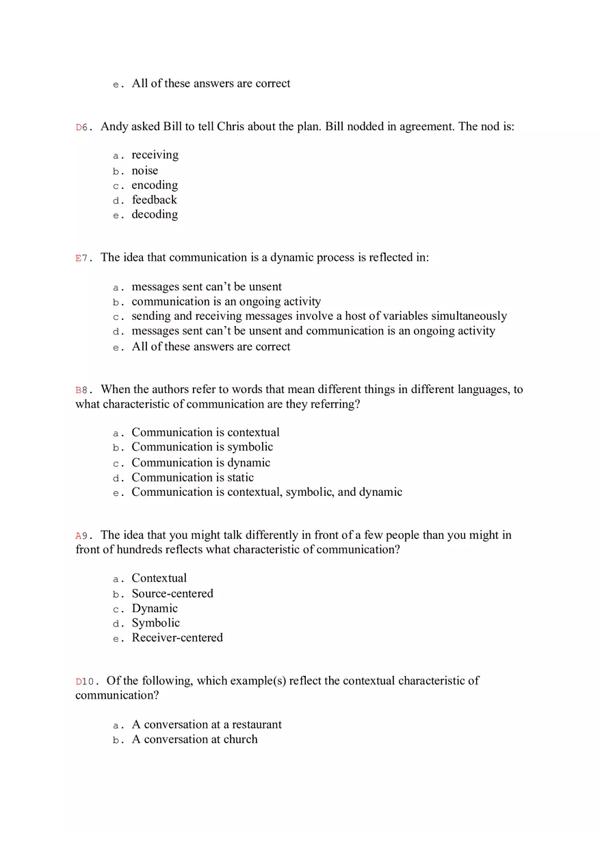 To Say That Words are Symbols Accurately Reflects Which of the Following Ideas - Page 2