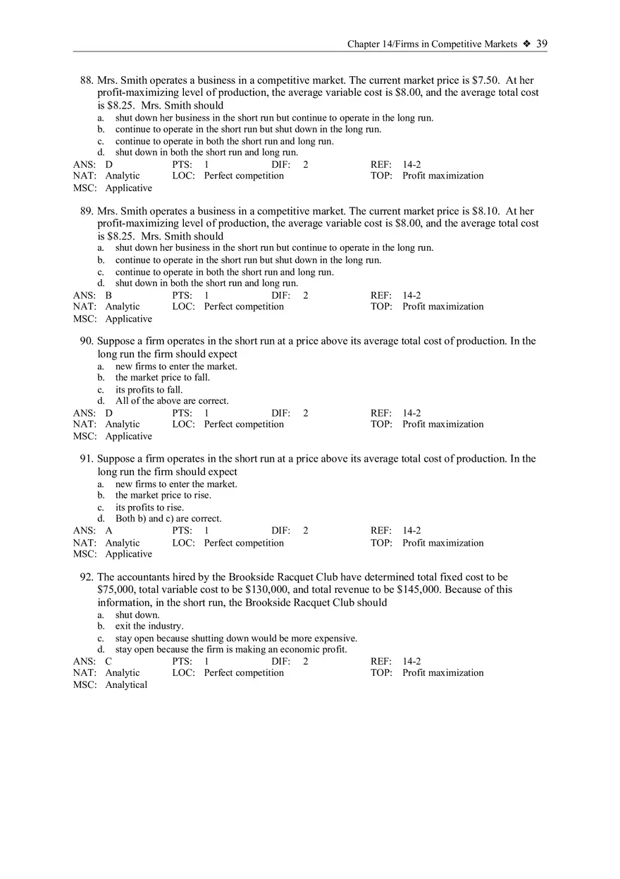 Profit Maximization and the Competitive Firm's Supply Curve 3 - Page 3