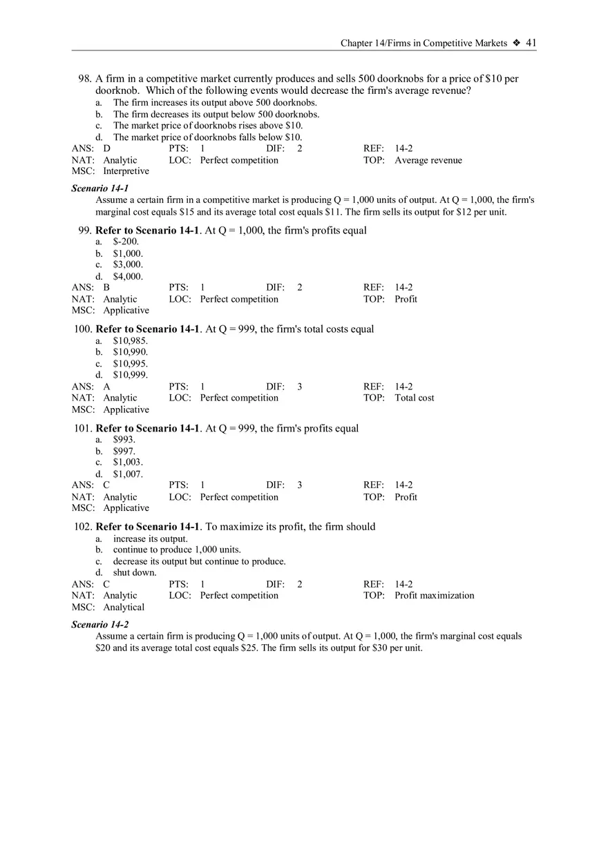 Profit Maximization and the Competitive Firm's Supply Curve 3 - Page 5