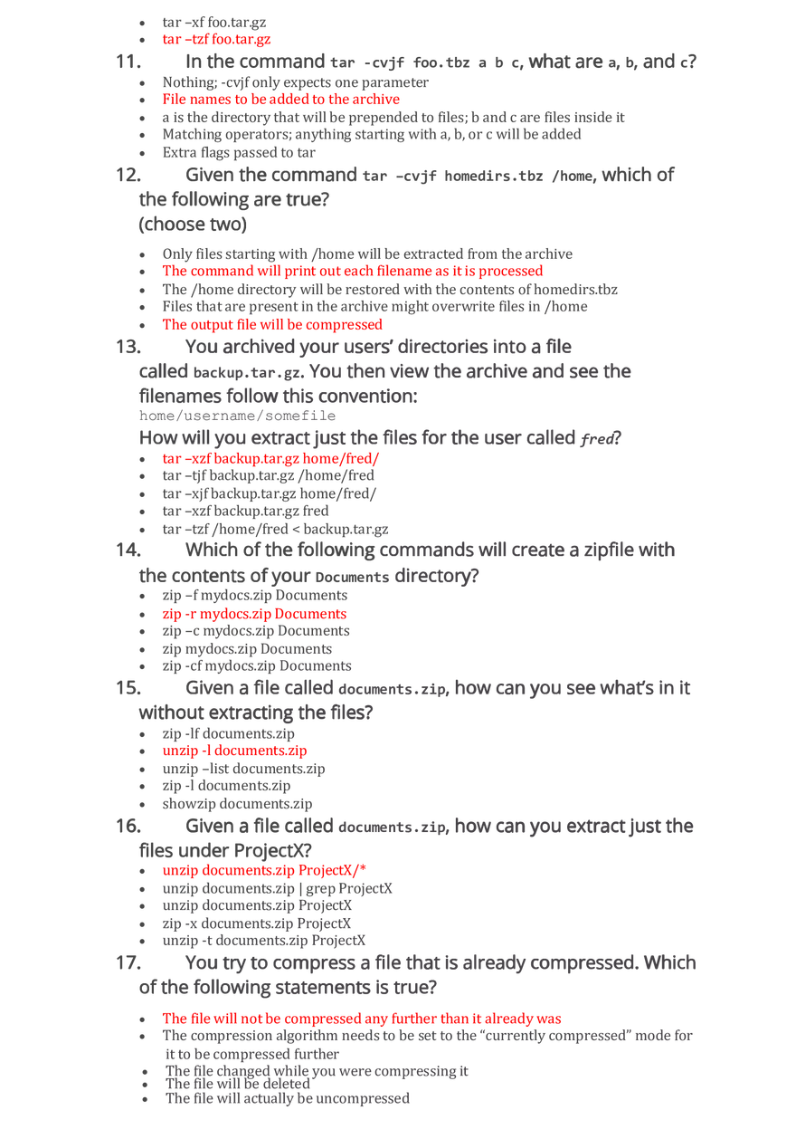 Linux Essentials 2.0 Chapter 9 Exam Answers - Page 2