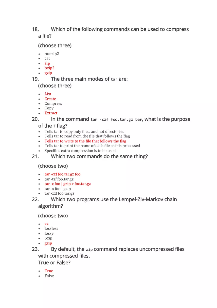 Linux Essentials 2.0 Chapter 9 Exam Answers - Page 3
