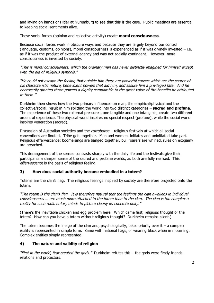 Notes on Totemism - Page 2