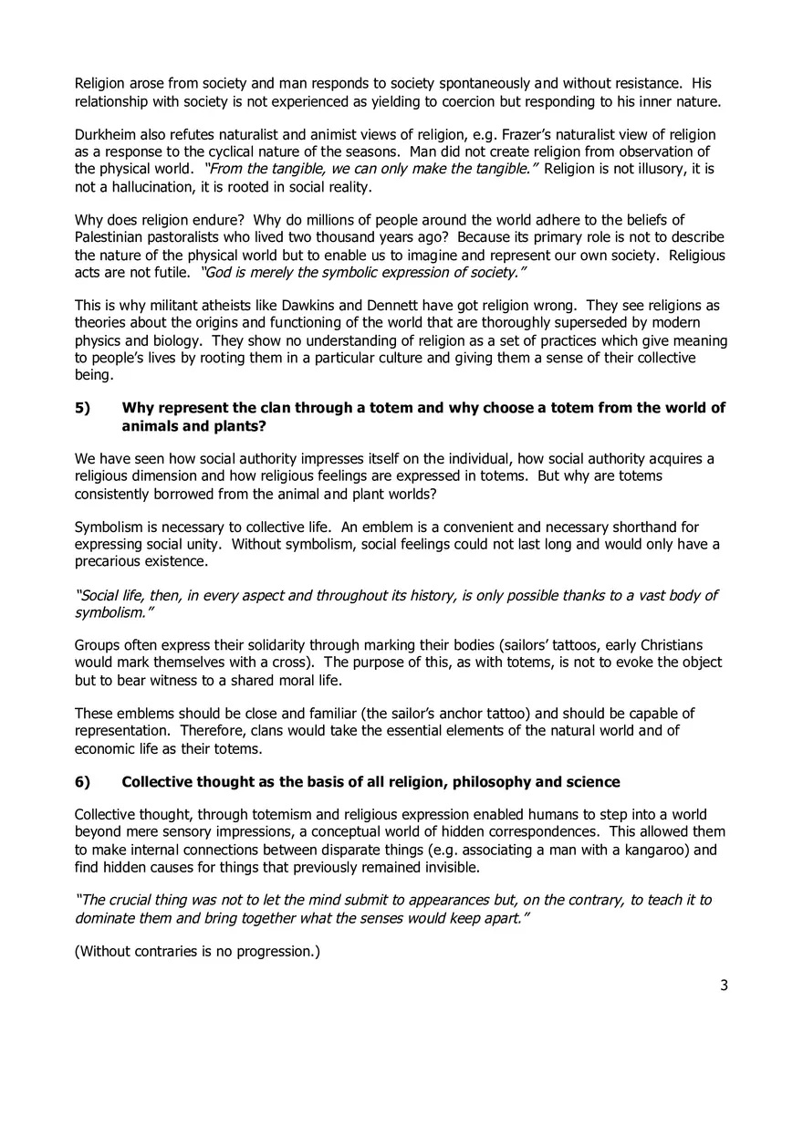 Notes on Totemism - Page 3