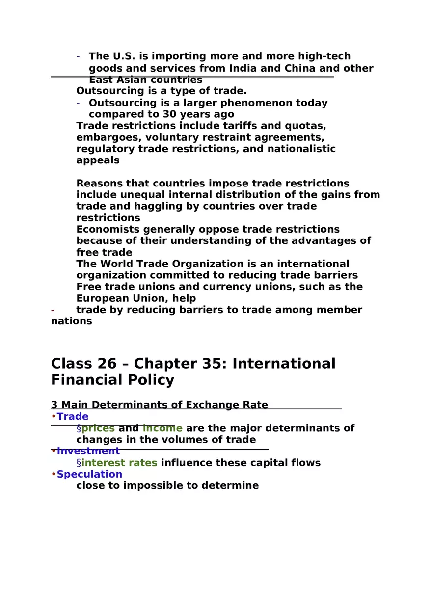 Macroeconomics Study Guide - Page 10