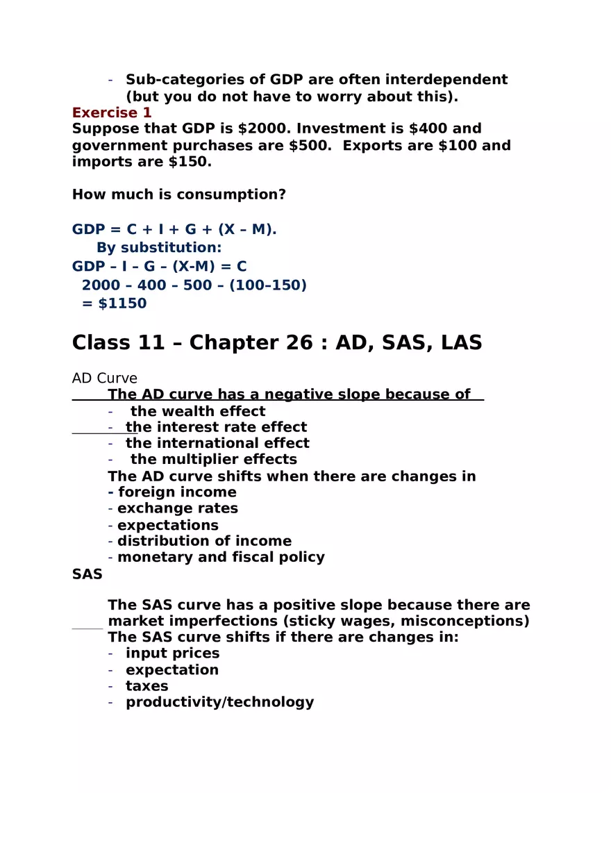 Macroeconomics Study Guide - Page 17