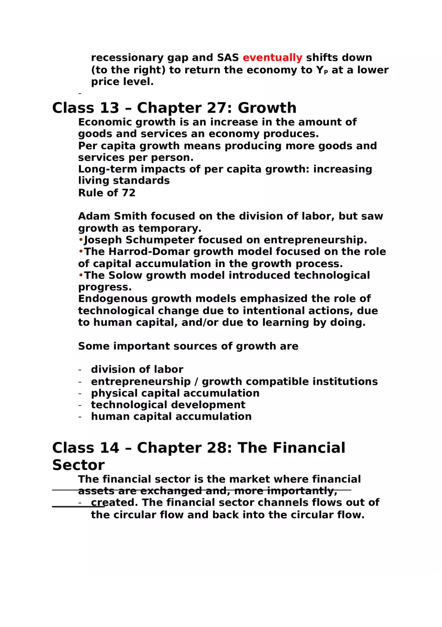 Macroeconomics Study Guide - Page 19