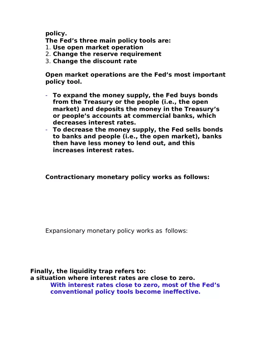 Macroeconomics Study Guide - Page 4