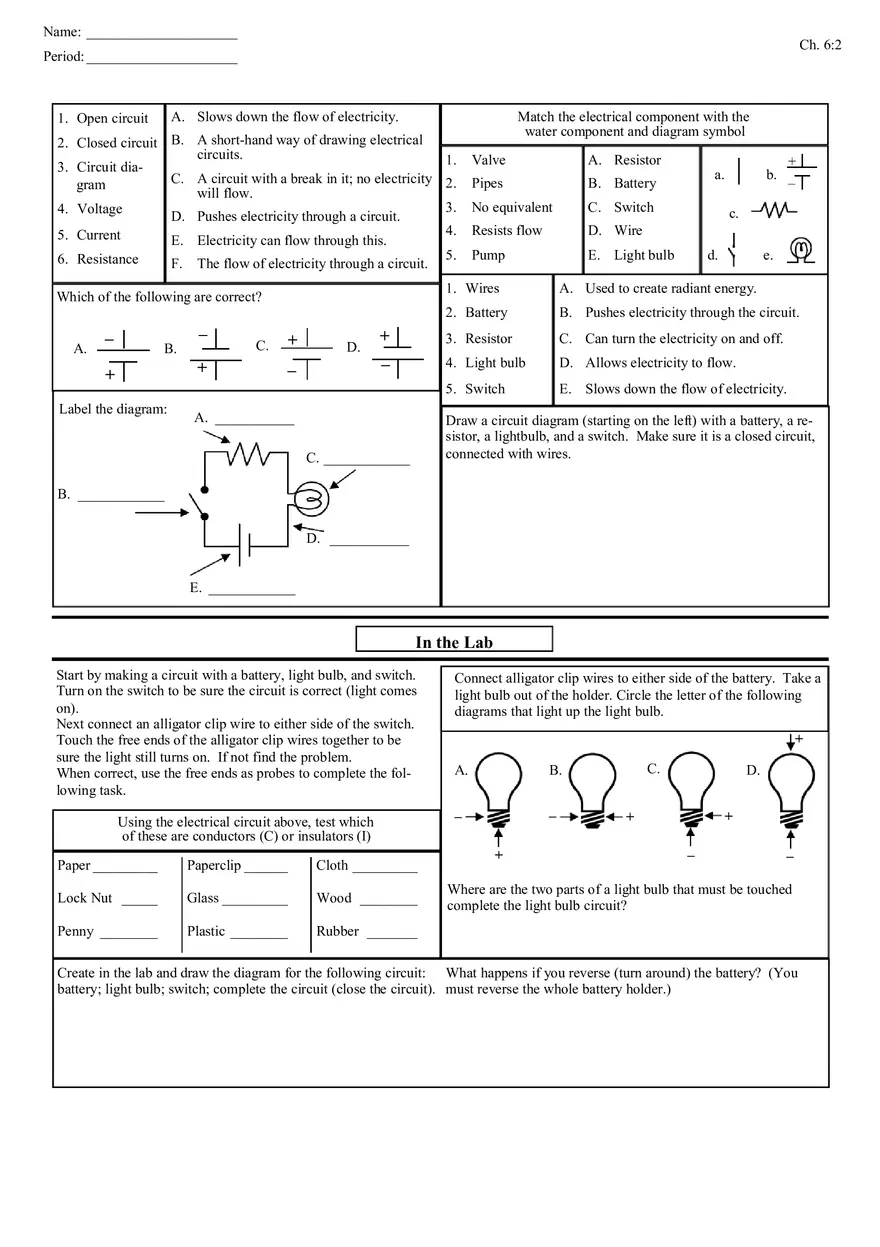 Circuits and Symbols - Page 2
