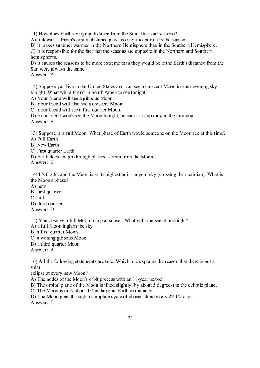 2.5 Mastering Astronomy Concept Quiz - Page 3
