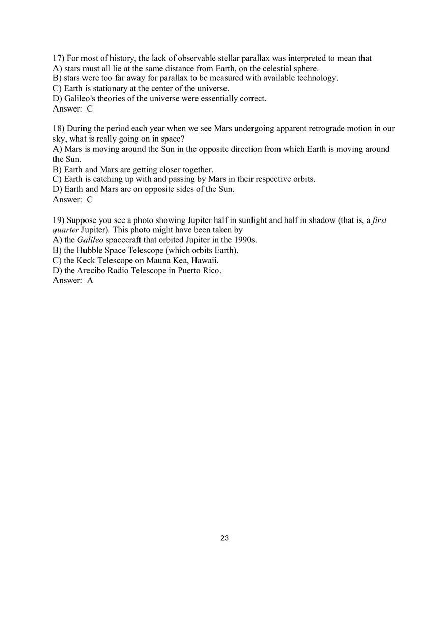 2.5 Mastering Astronomy Concept Quiz - Page 4