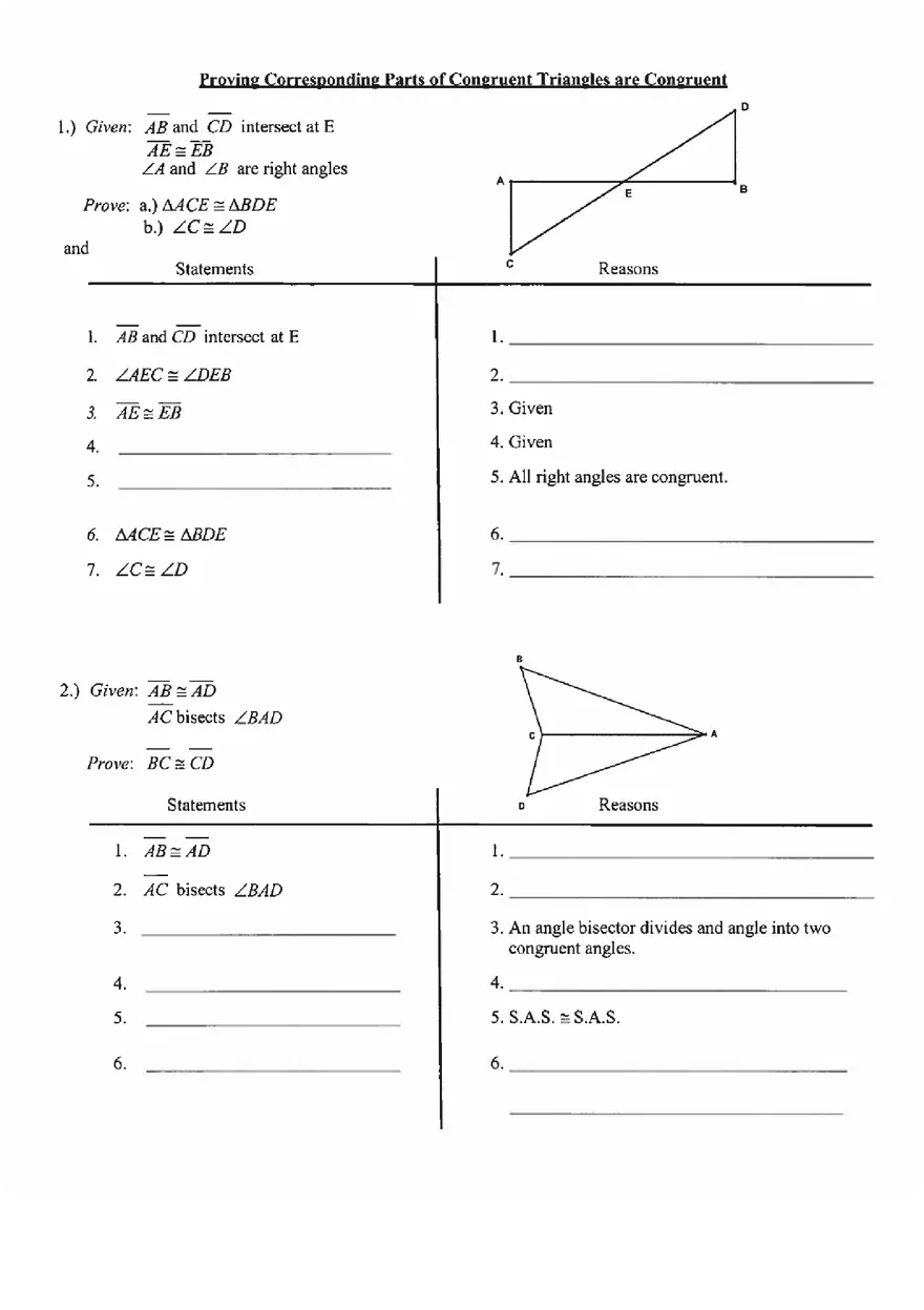 Unit 4.4 Congruent Triangles - Page 2