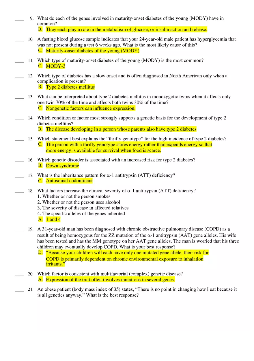 Chapter 12 Common Adult-Onset Disorders - Page 2