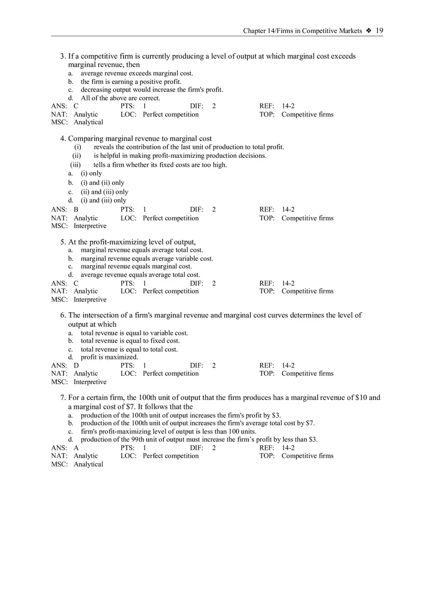 Profit Maximization and the Competitive Firm's Supply Curve 1 - Page 2