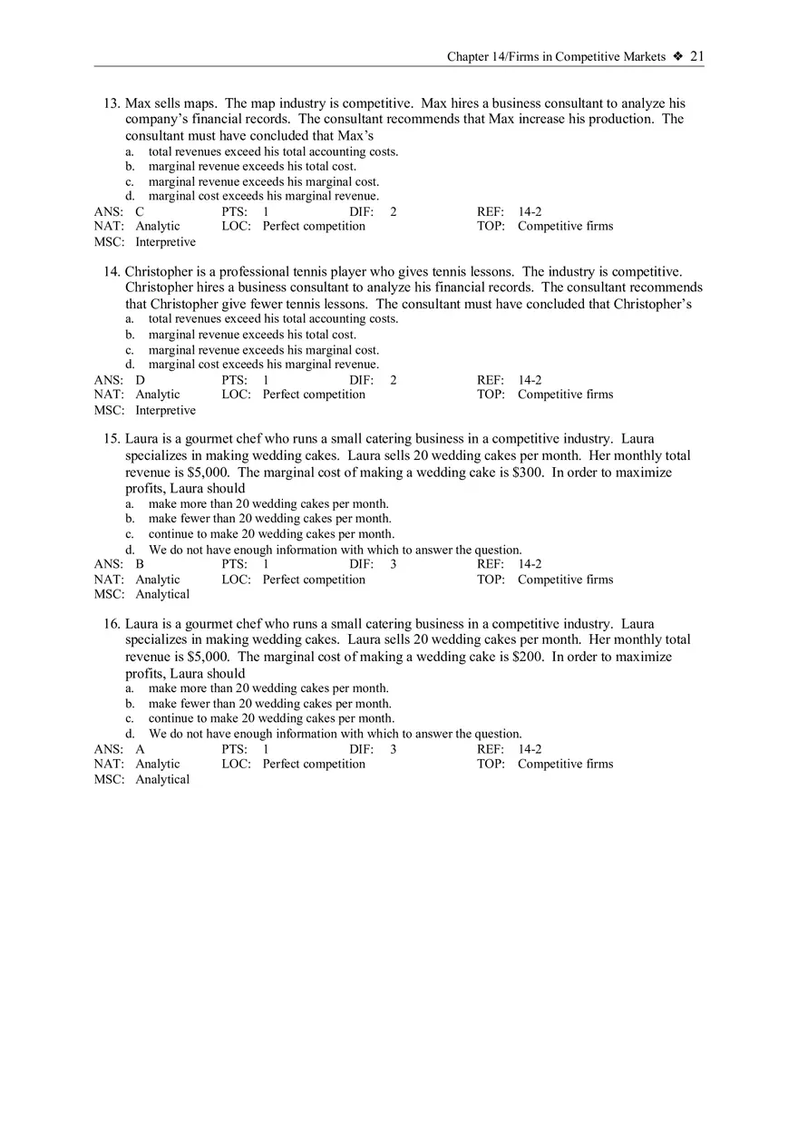 Profit Maximization and the Competitive Firm's Supply Curve 1 - Page 4