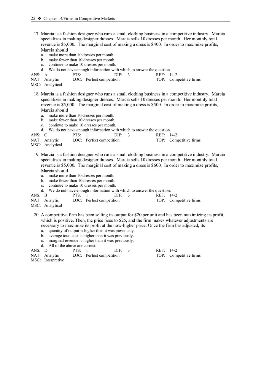 Profit Maximization and the Competitive Firm's Supply Curve 1 - Page 5