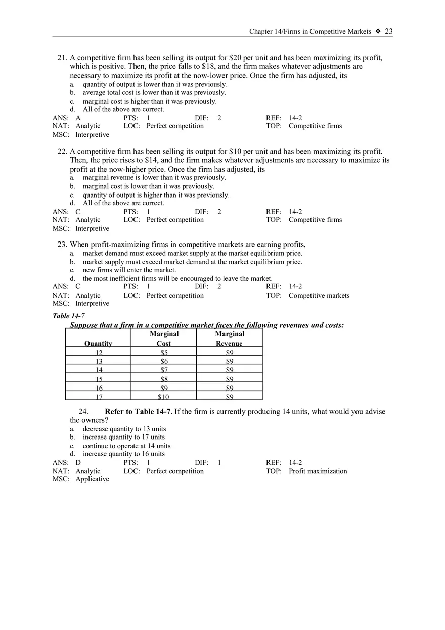Profit Maximization and the Competitive Firm's Supply Curve 1 - Page 6