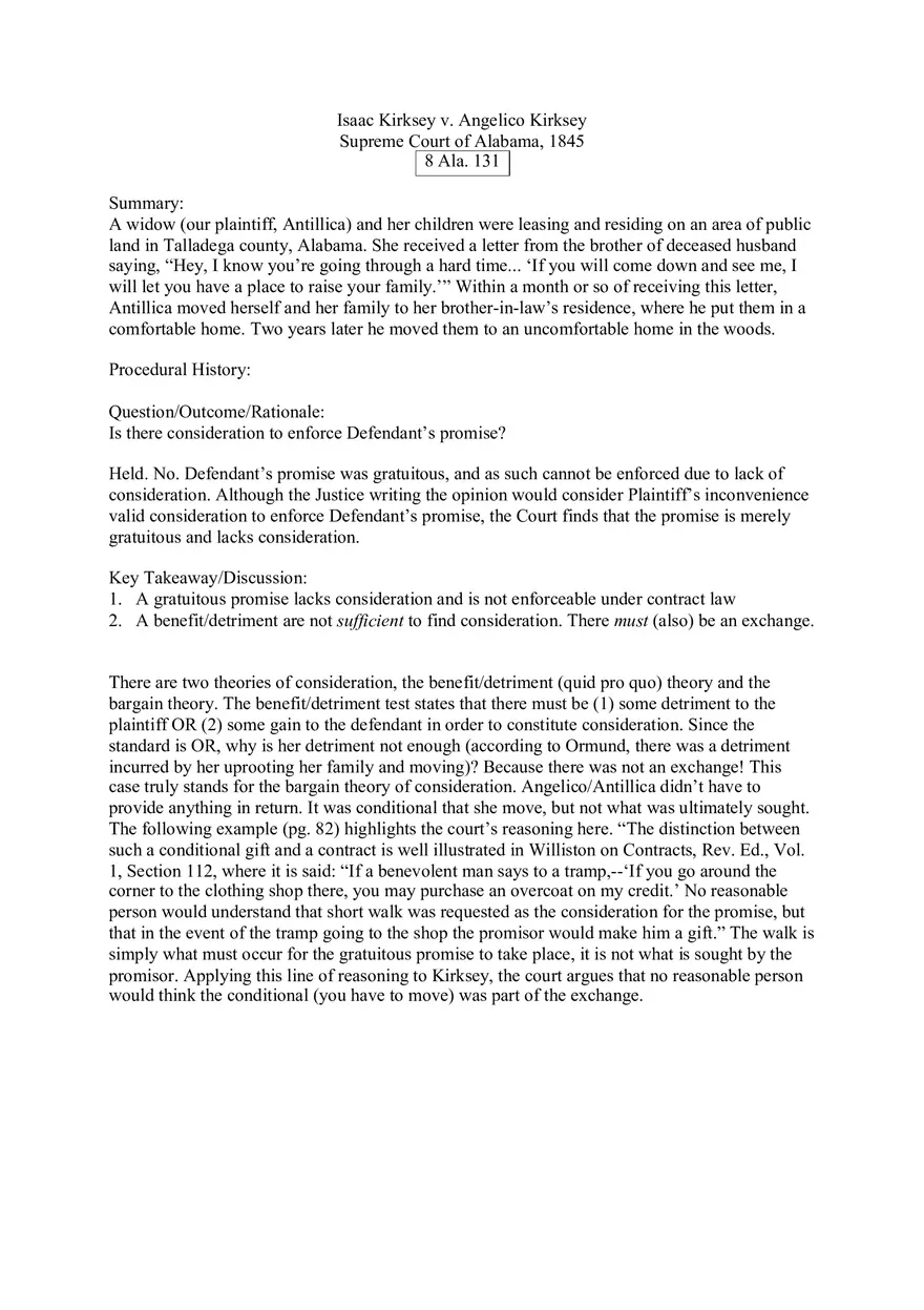 Isaac Kirksey v. Angelico Kirksey - Page 1