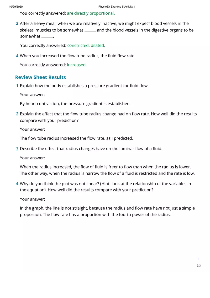 Studying the Eﬀect of Blood Vessel Radius on Blood Flow Rate - Page 3