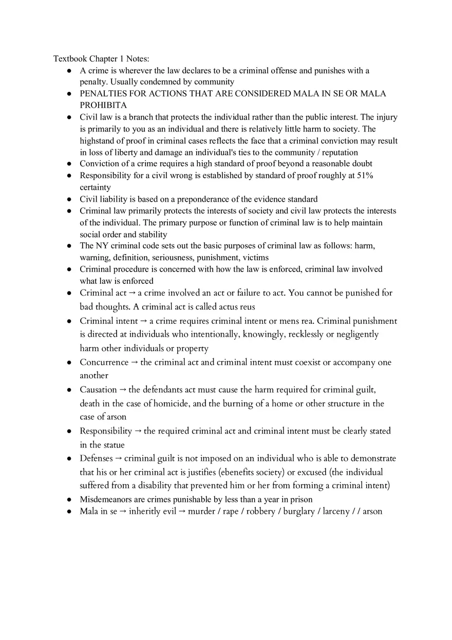 Introduction to Criminal Law - Page 1