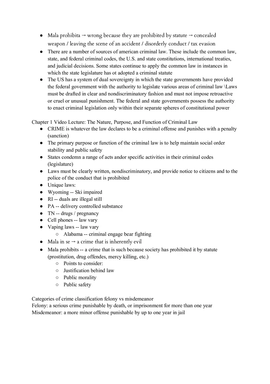 Introduction to Criminal Law - Page 2