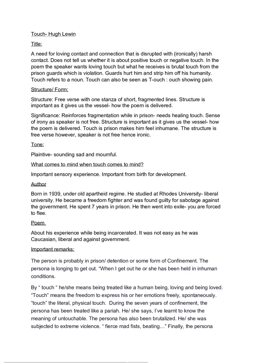 Touch Poem - Page 1