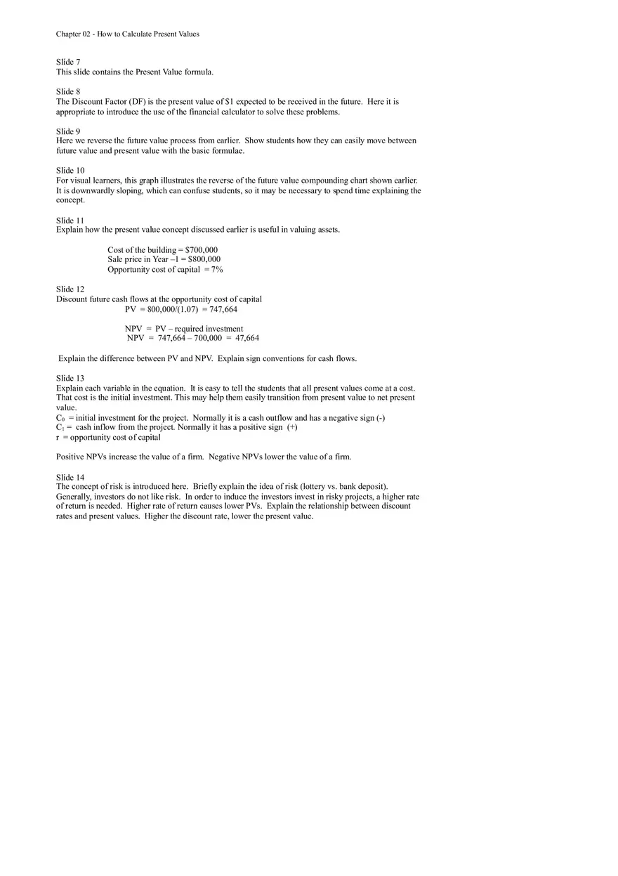 Chapter 02 How to Calculate Present Values - Page 3
