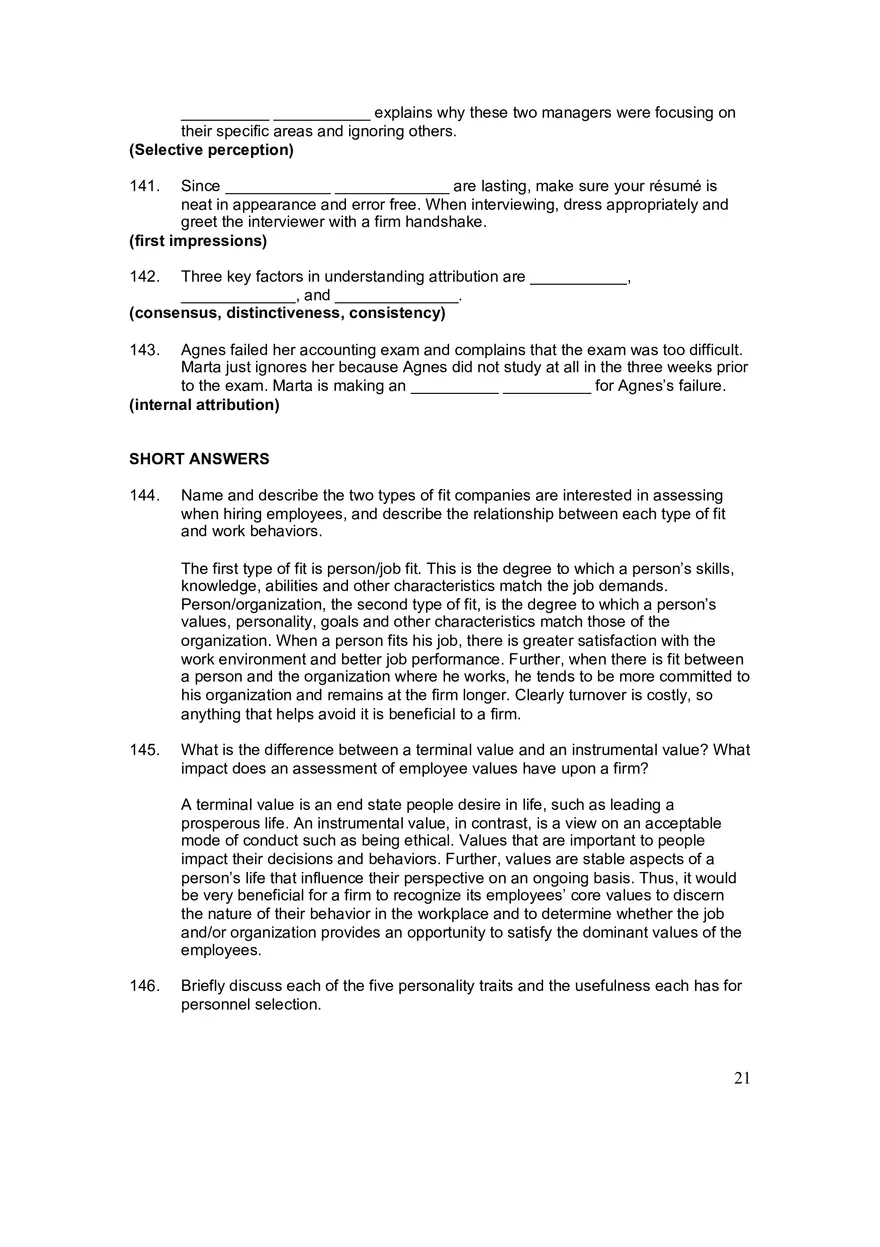 Chapter 3 Understanding People at Work Individual Differences and Perception - Page 12