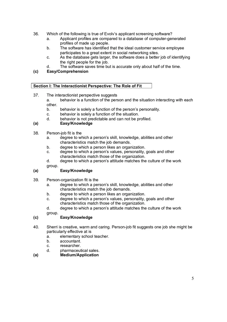Chapter 3 Understanding People at Work Individual Differences and Perception - Page 21